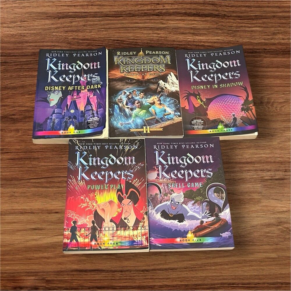 Kingdom Keepers by Ridley Pearson Trade Paperback Books 1-5